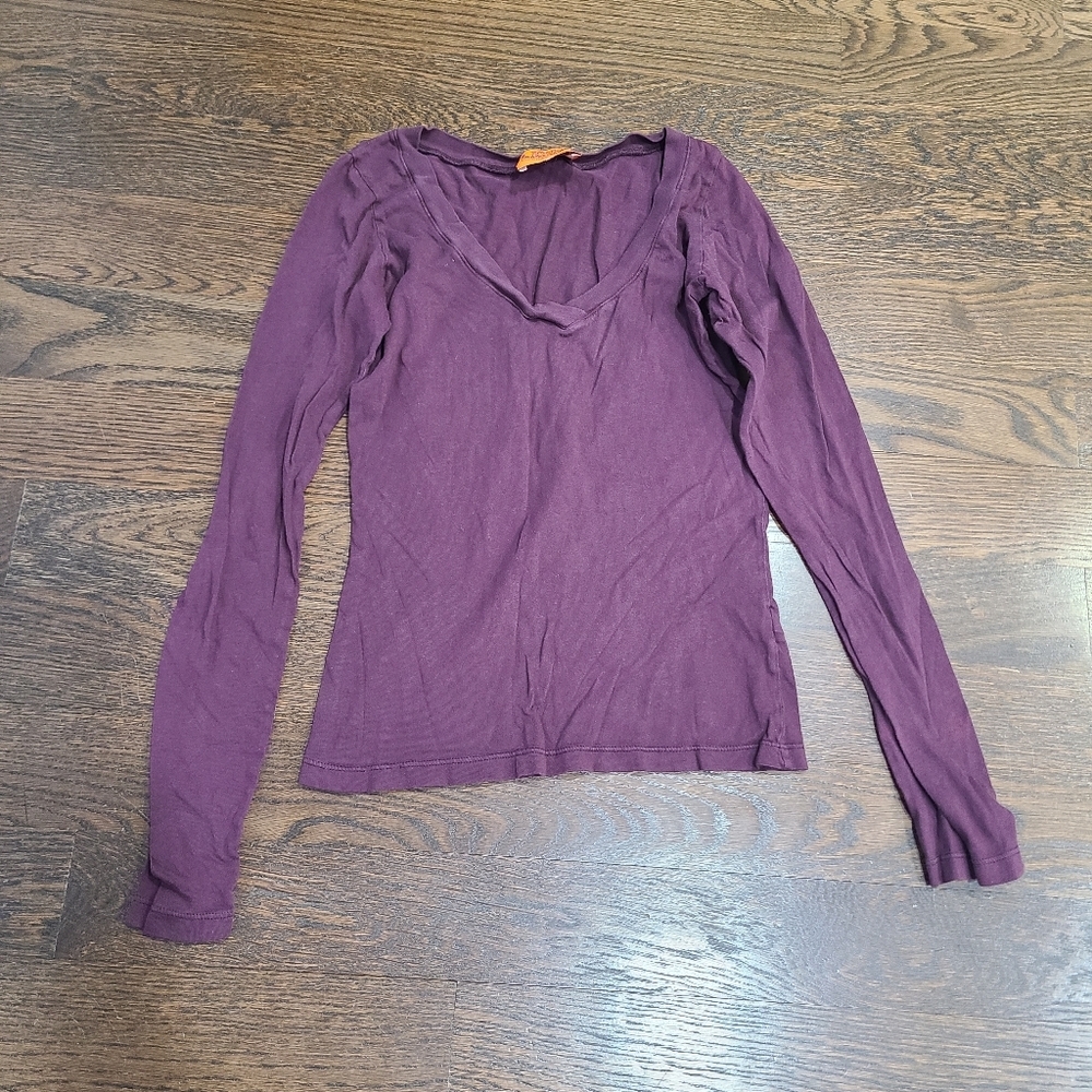 Vtg Juicy Couture Womens Tshirt Long Sleeve Sz.S